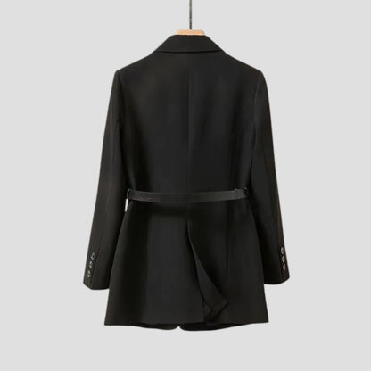 Elegante Damenblazer mit Gürtel - IdealeKleiden