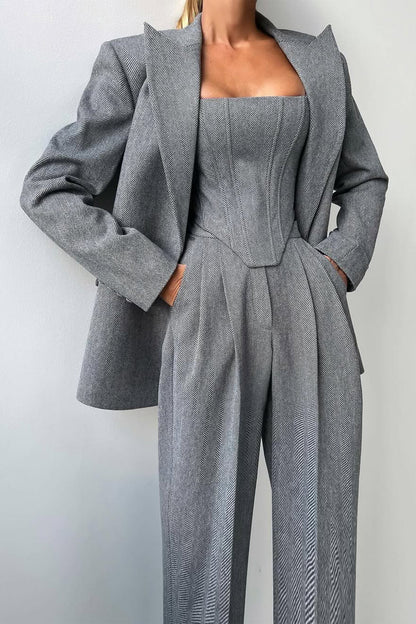Elegante Damenanzüge | Drei-teiliger Business Anzug