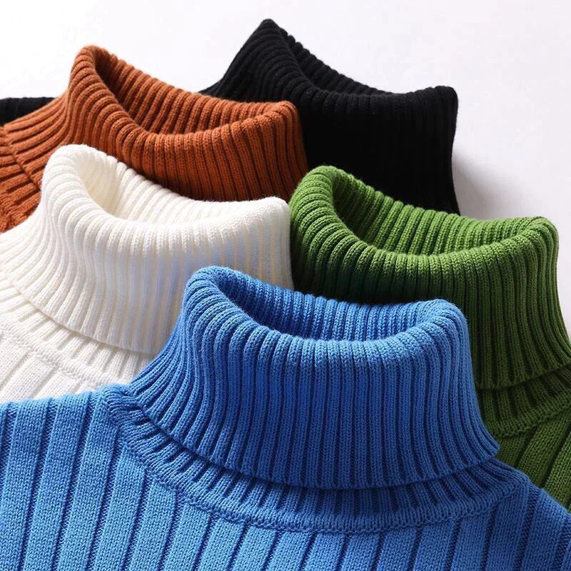Herren Rollkragen Pullover Modern Style - IdealeKleiden