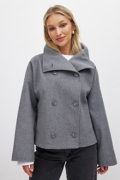 Damen Winterjacke Kurz Warm Isoliert