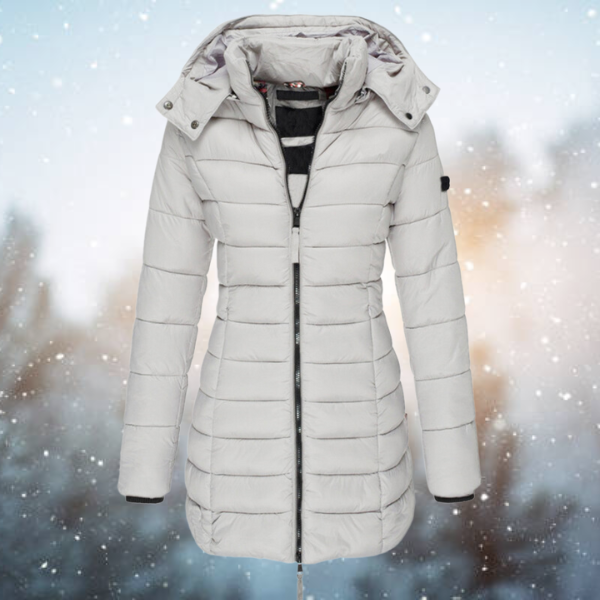 Lange Steppjacke Elisa - Damen Wintermantel