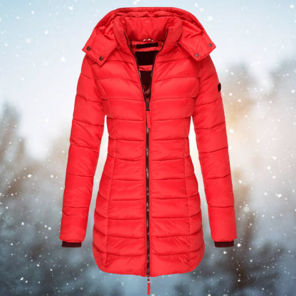 Winterjacke Damen Daunenfutter Kapuze