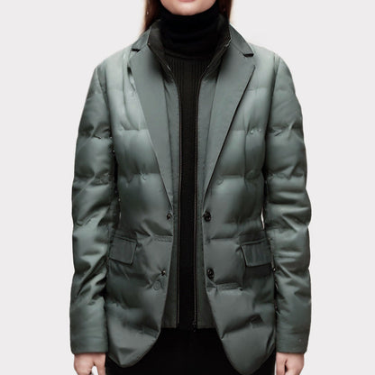 Stylisher Blazer Mantel Steppjacke Damen