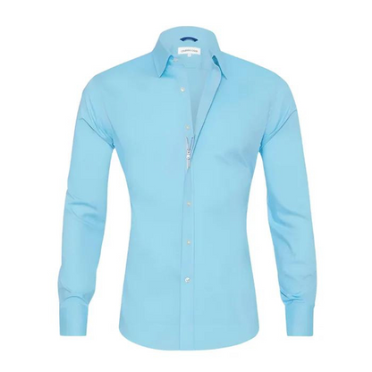 Elegante Stretch-Bluse mit Reißverschluss