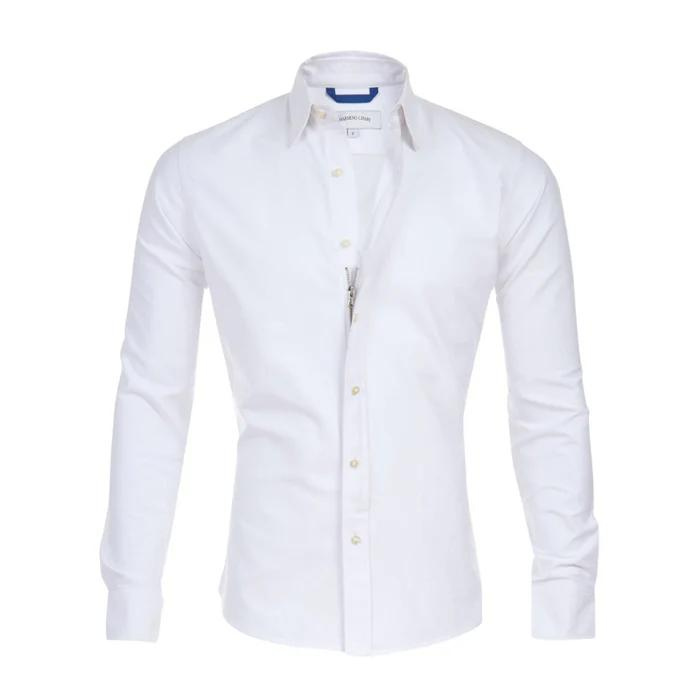 Elegante Stretch-Bluse mit Reißverschluss