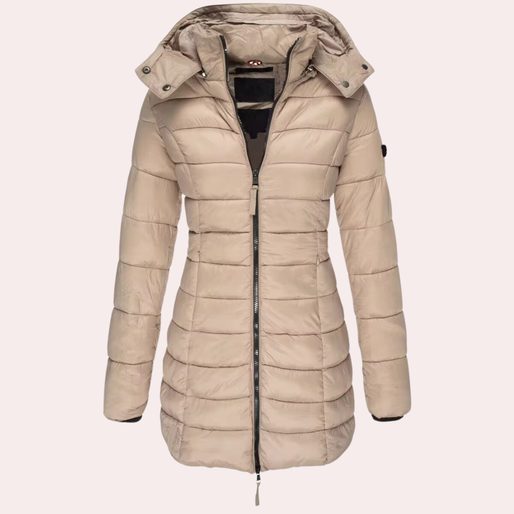 Elegante Winterdaunenjacke Damen Luxus Qualität