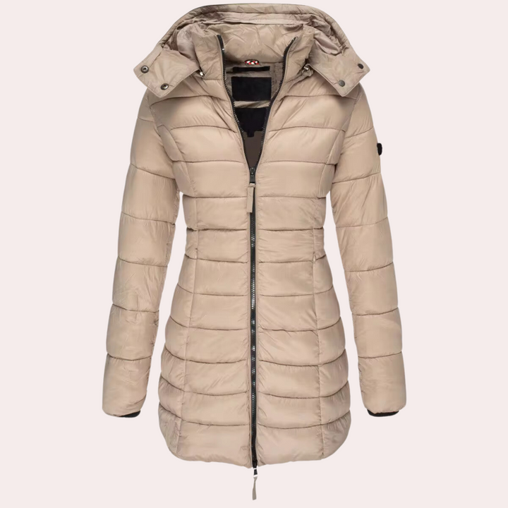 Elegante Winterdaunenjacke Damen Luxus Qualität