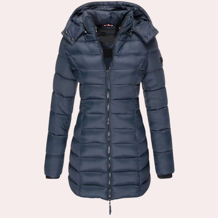 Elegante Winterdaunenjacke Damen Luxus Qualität
