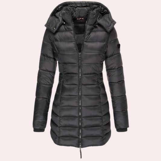 Elegante Winterdaunenjacke Damen Luxus Qualität - IdealeKleiden
