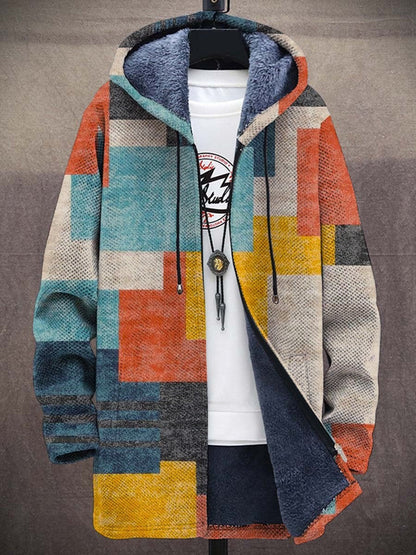Farbenfrohe Strickjacke Modern Künstler Design