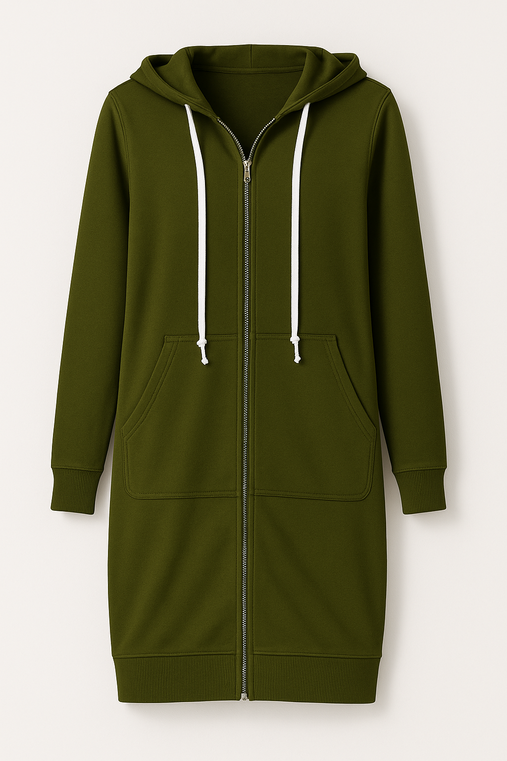 Bequeme Freizeit Hoodie Zip-Up