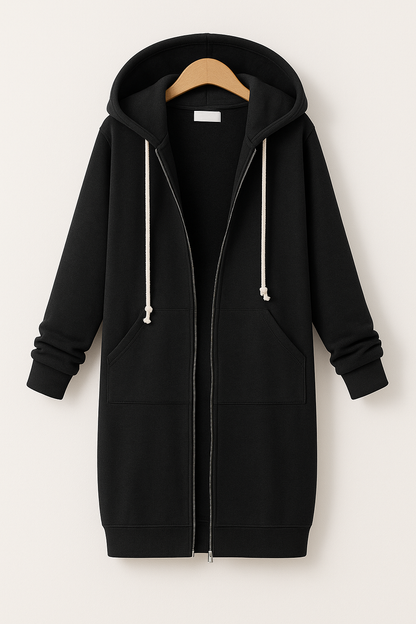 Bequeme Freizeit Hoodie Zip-Up