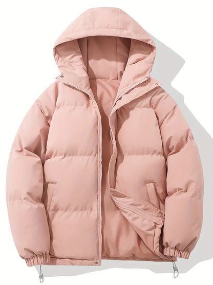 Warme Winterjacke Klassisch mit Kapuze - IdealeKleiden
