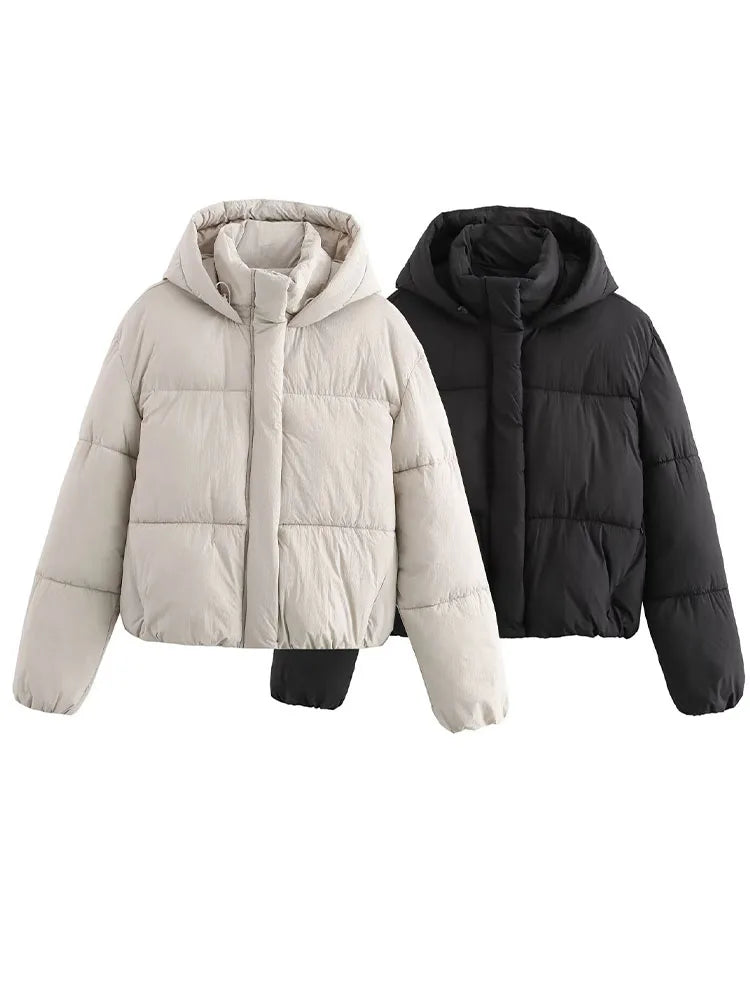 Stylische Damen Winterjacke Bequem und Warm - IdealeKleiden