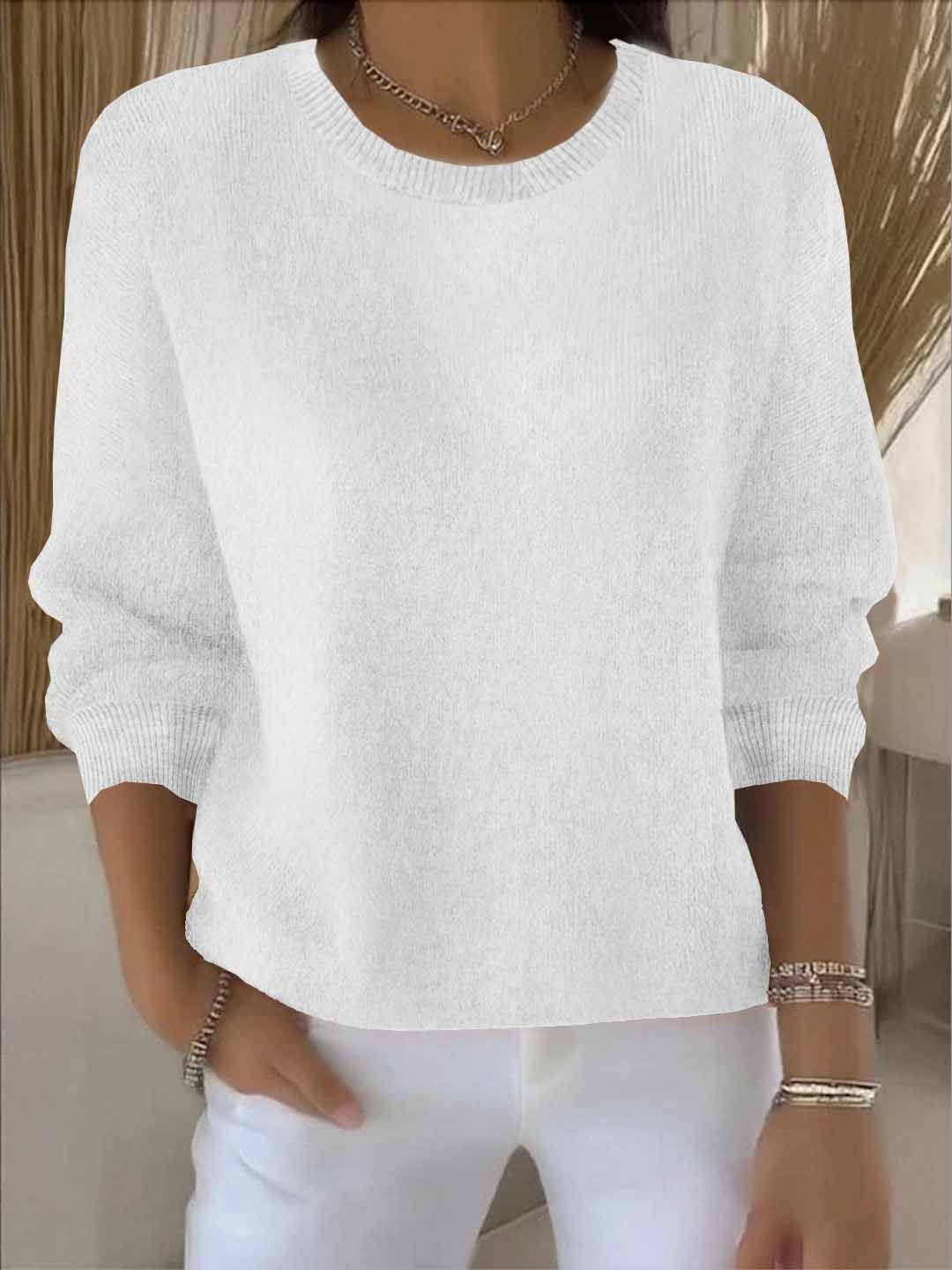Damen Strickpullover Warm Weich Winter