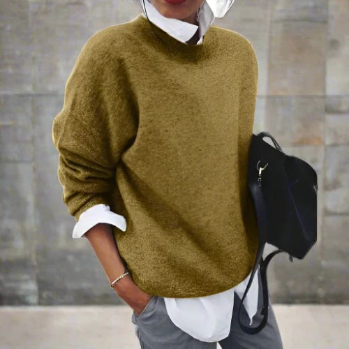 Damen Pullover Weich Warm Kaschmir - IdealeKleiden