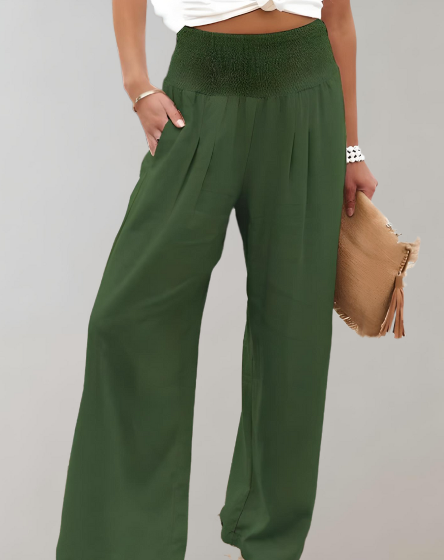 Hohe Taille Damen-Hose Elegant