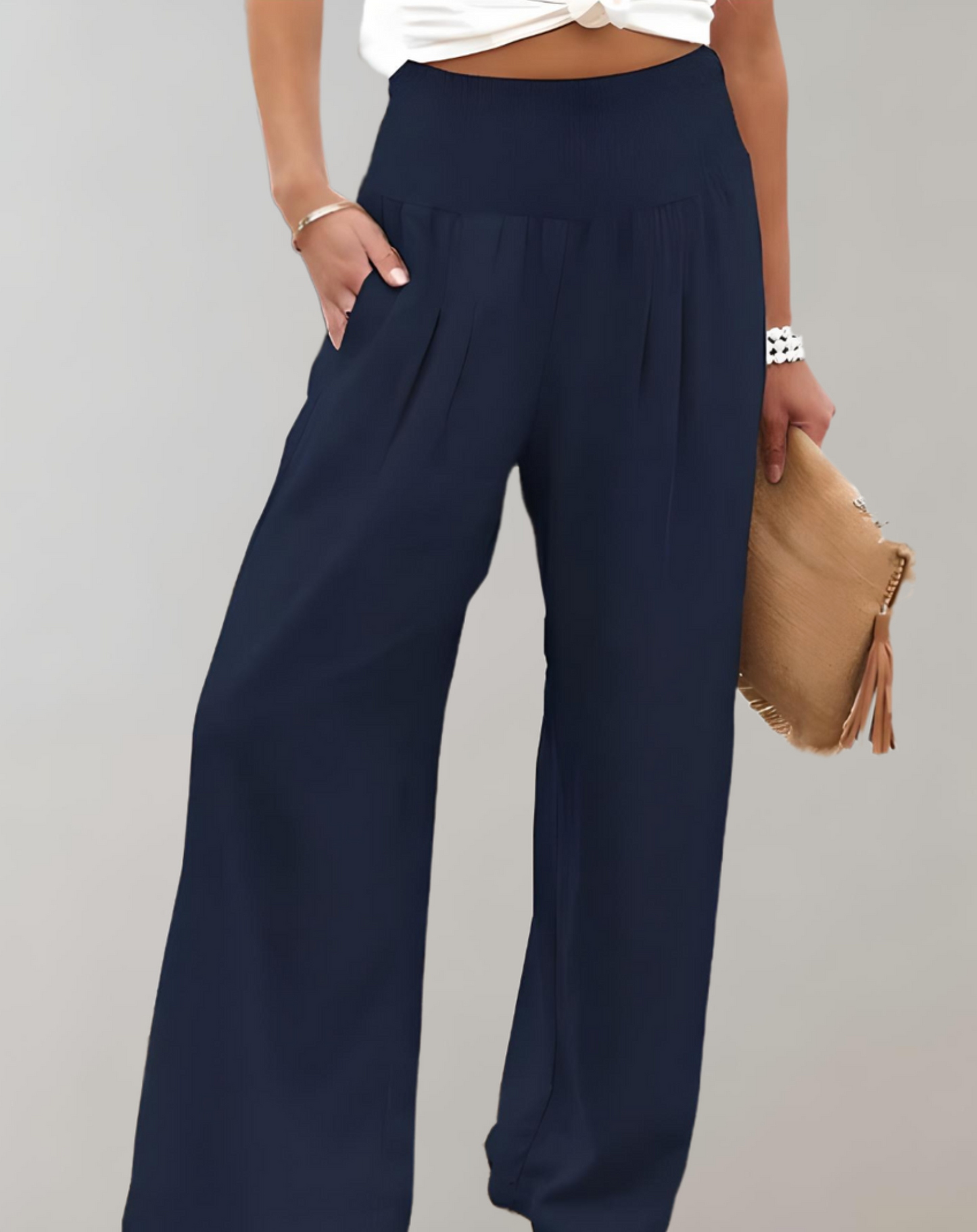Hohe Taille Damen-Hose Elegant