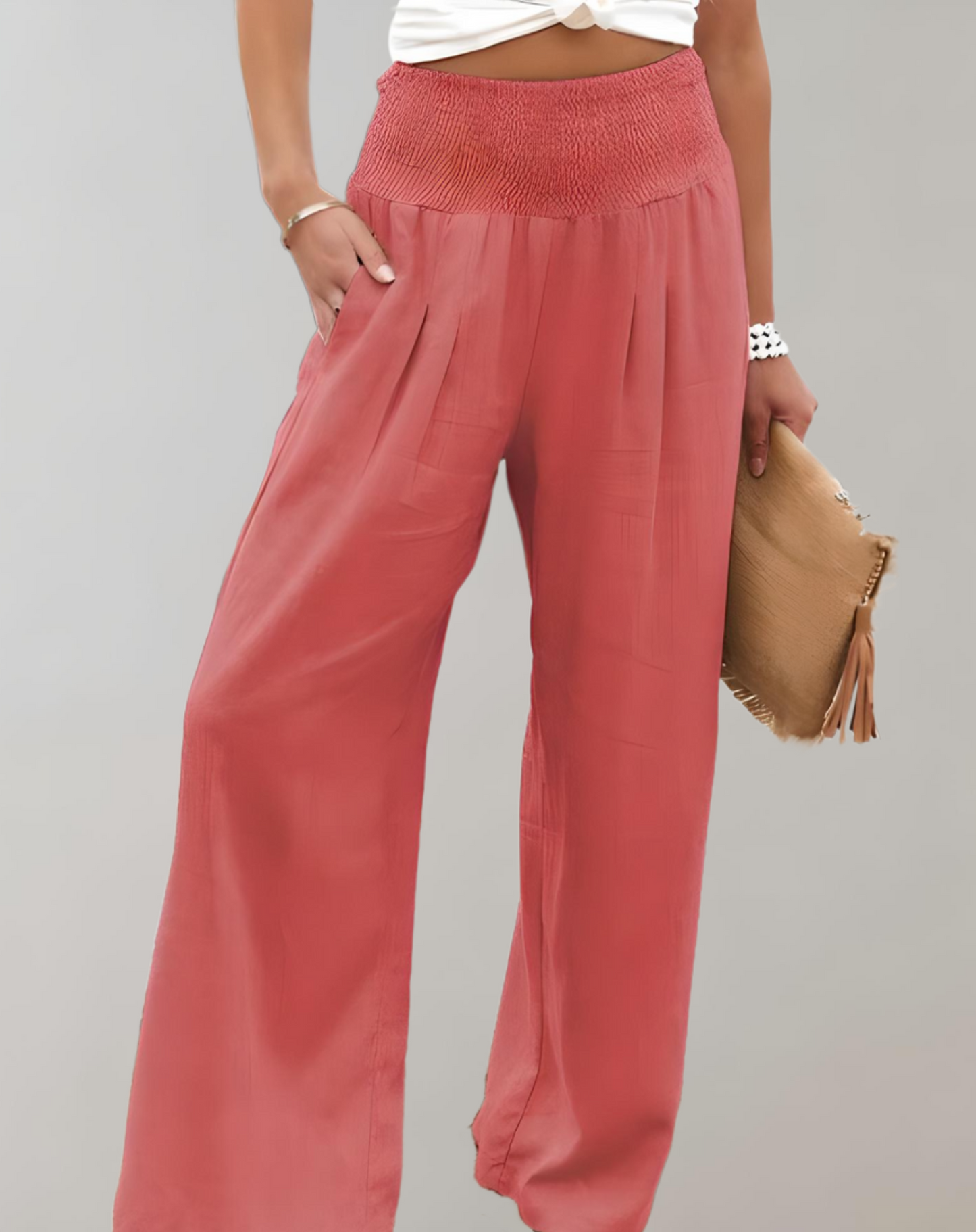 Hohe Taille Damen-Hose Elegant