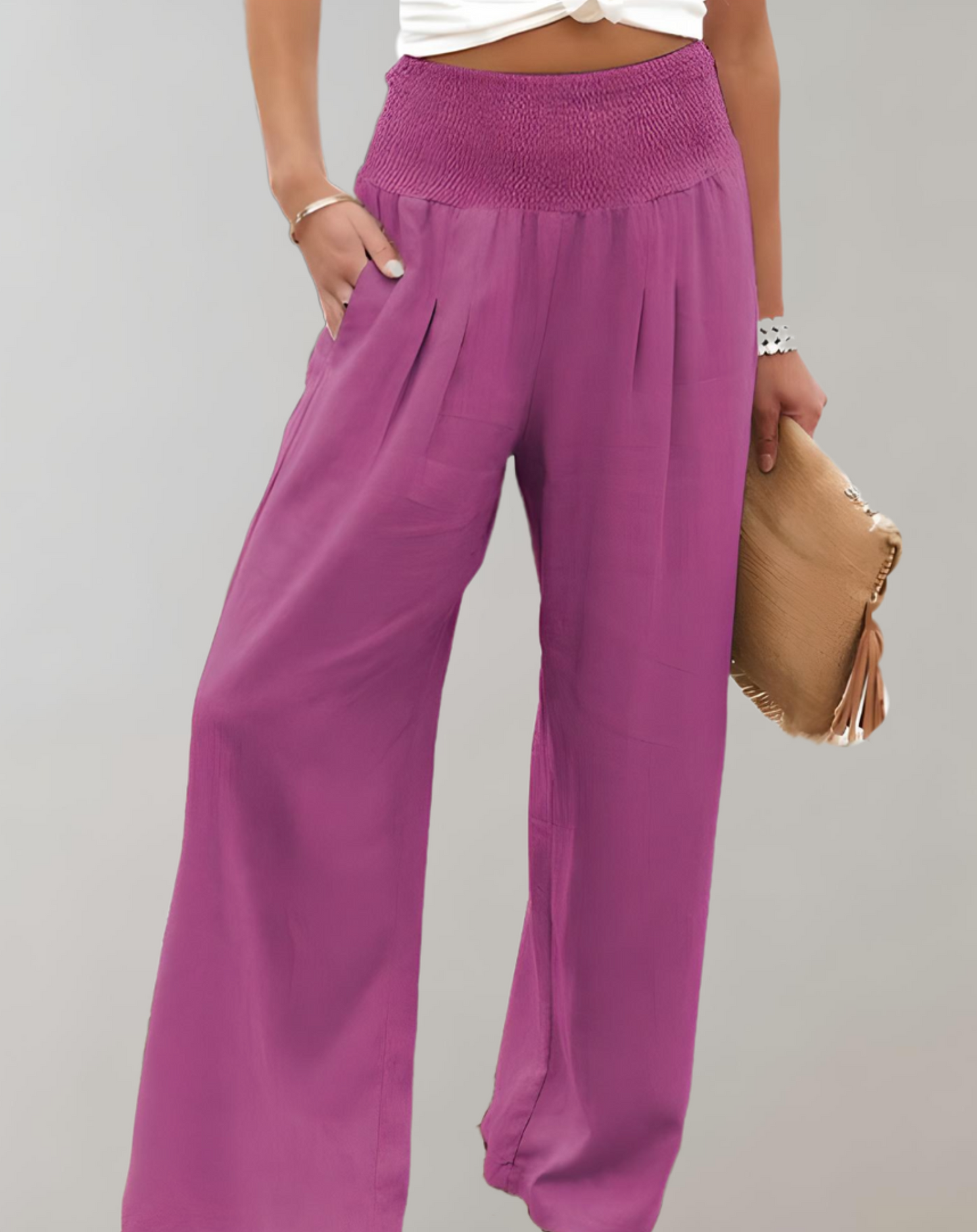 Hohe Taille Damen-Hose Elegant