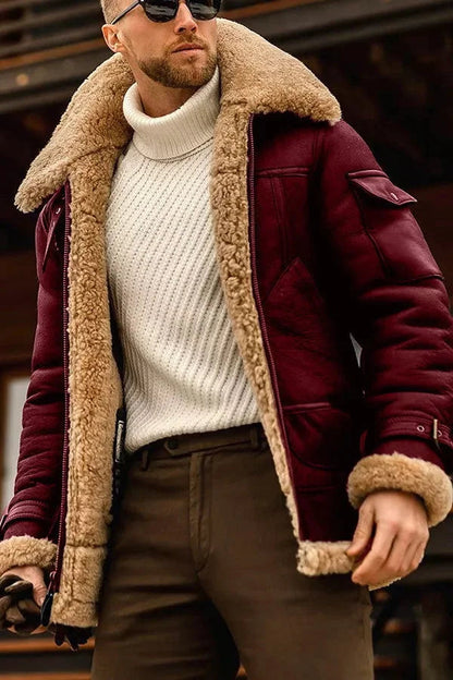 Stylische Lederjacke Elegantes Design