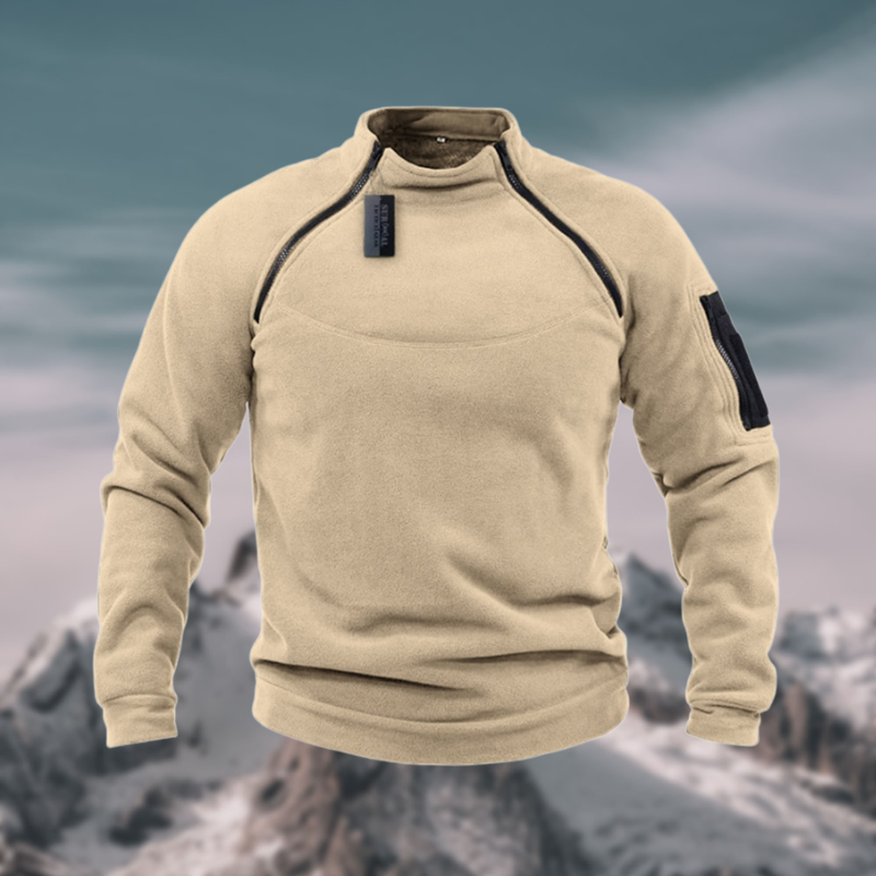 Weicher Fleece Pullover Bequem Alltag