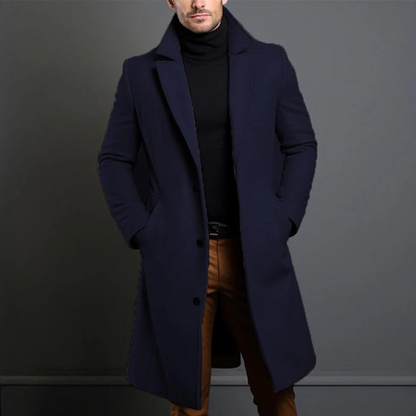 Stylischer Herren Wintermantel Lässig Modern