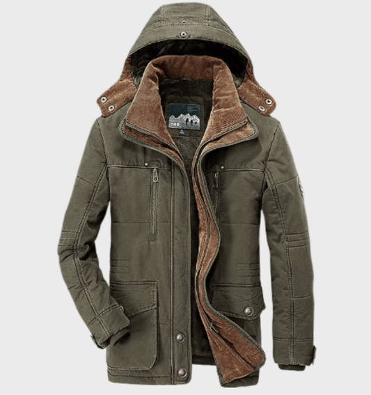 Wasserfeste Winterjacke Herren Isoliert Warm - IdealeKleiden
