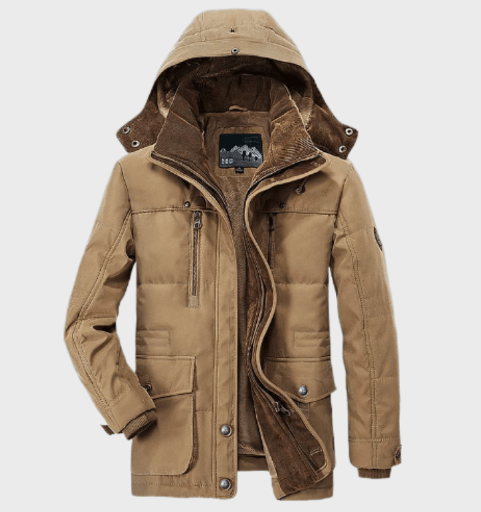 Wasserfeste Winterjacke Herren Isoliert Warm