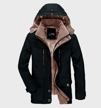 Wasserfeste Winterjacke Herren Isoliert Warm