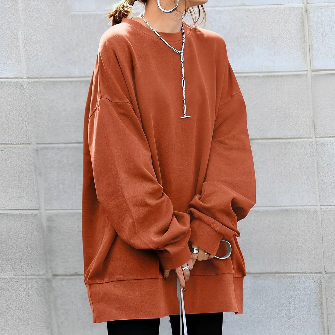 Übergroßer Oversized Pullover