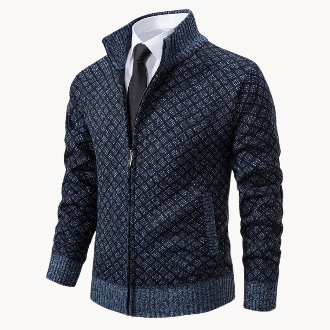 Weiches Rollkragen Strickkleid