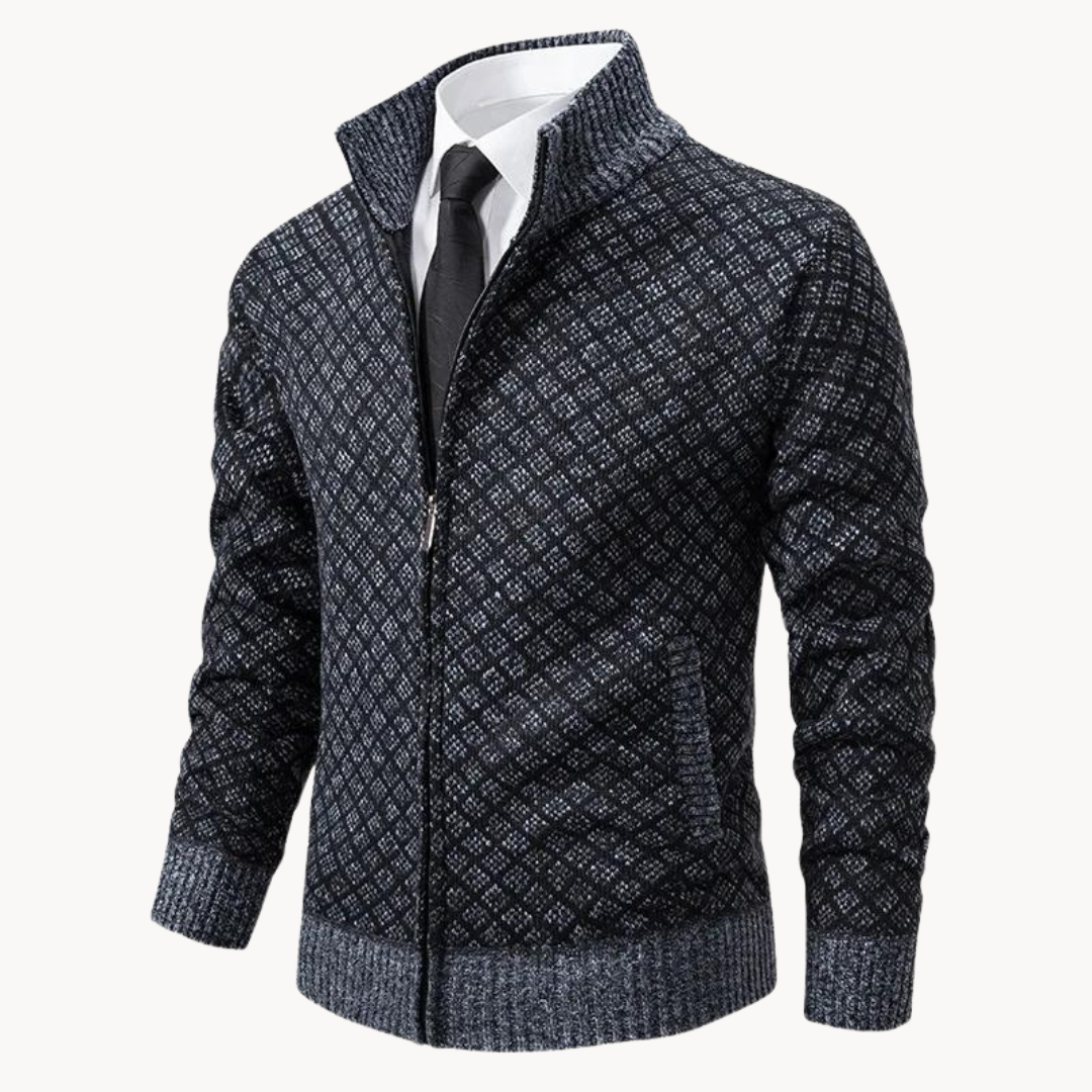 Weiches Rollkragen Strickkleid