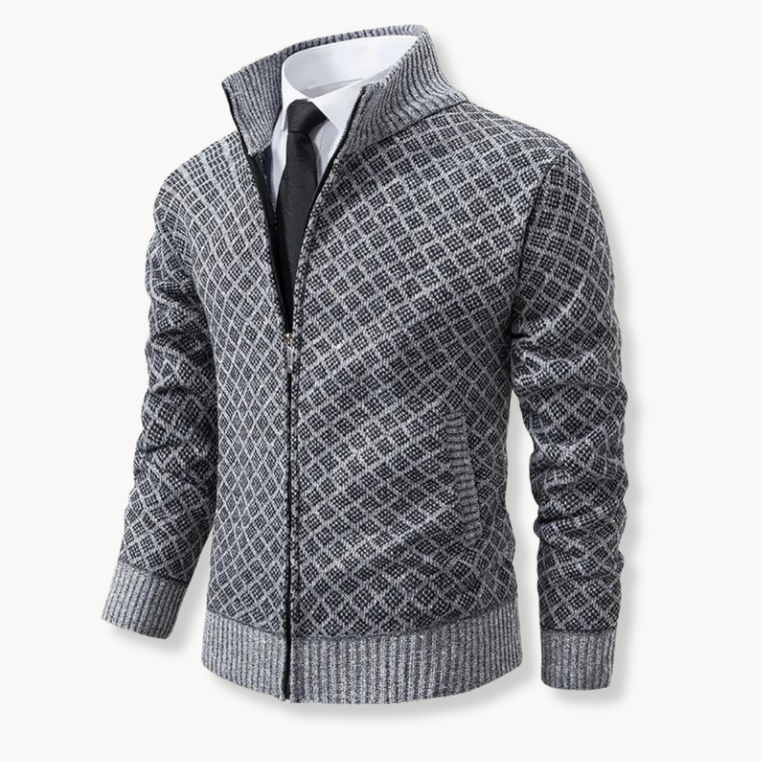 Weiches Rollkragen Strickkleid
