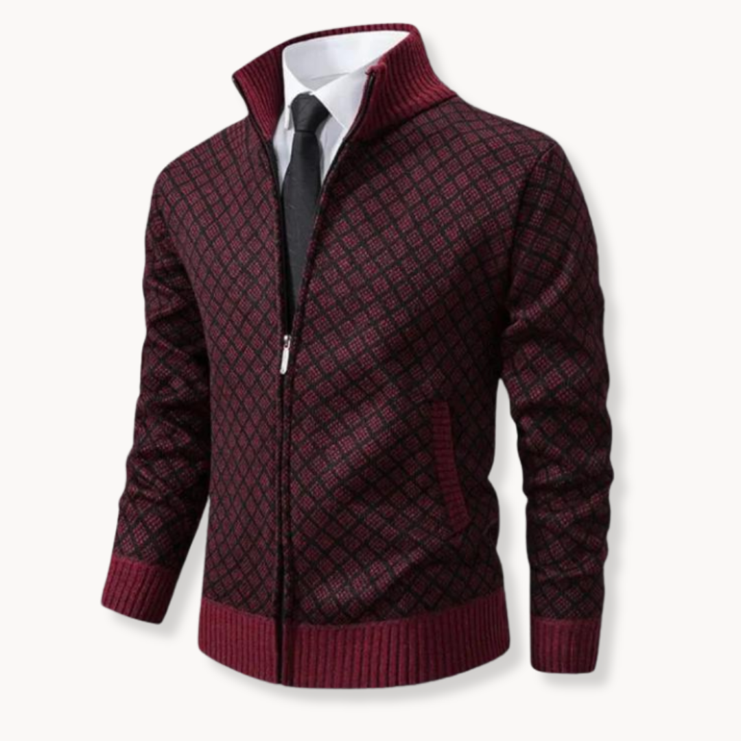 Weiches Rollkragen Strickkleid