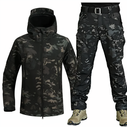 Militär Outfit Set Jacke Hose