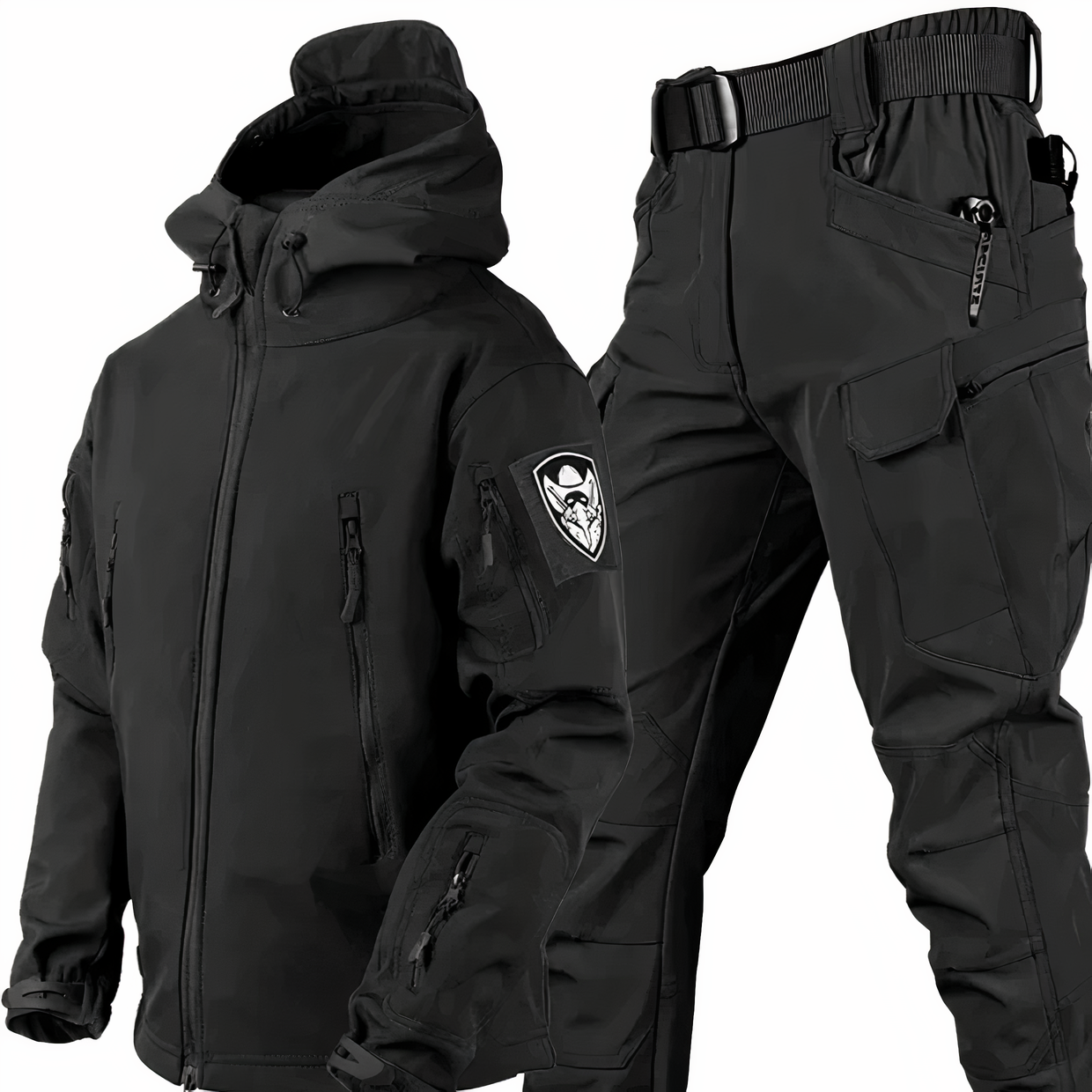 Militär Outfit Set Jacke Hose - IdealeKleiden