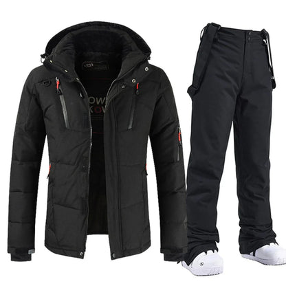 Herren Outdoor Jacken Set Warm Winter