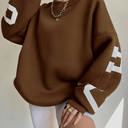 Großer Winterpullover Klassisch Übergröße