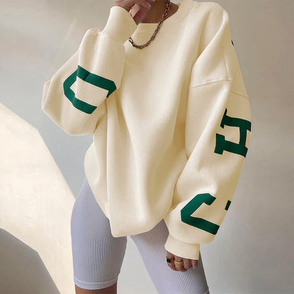Großer Winterpullover Klassisch Übergröße