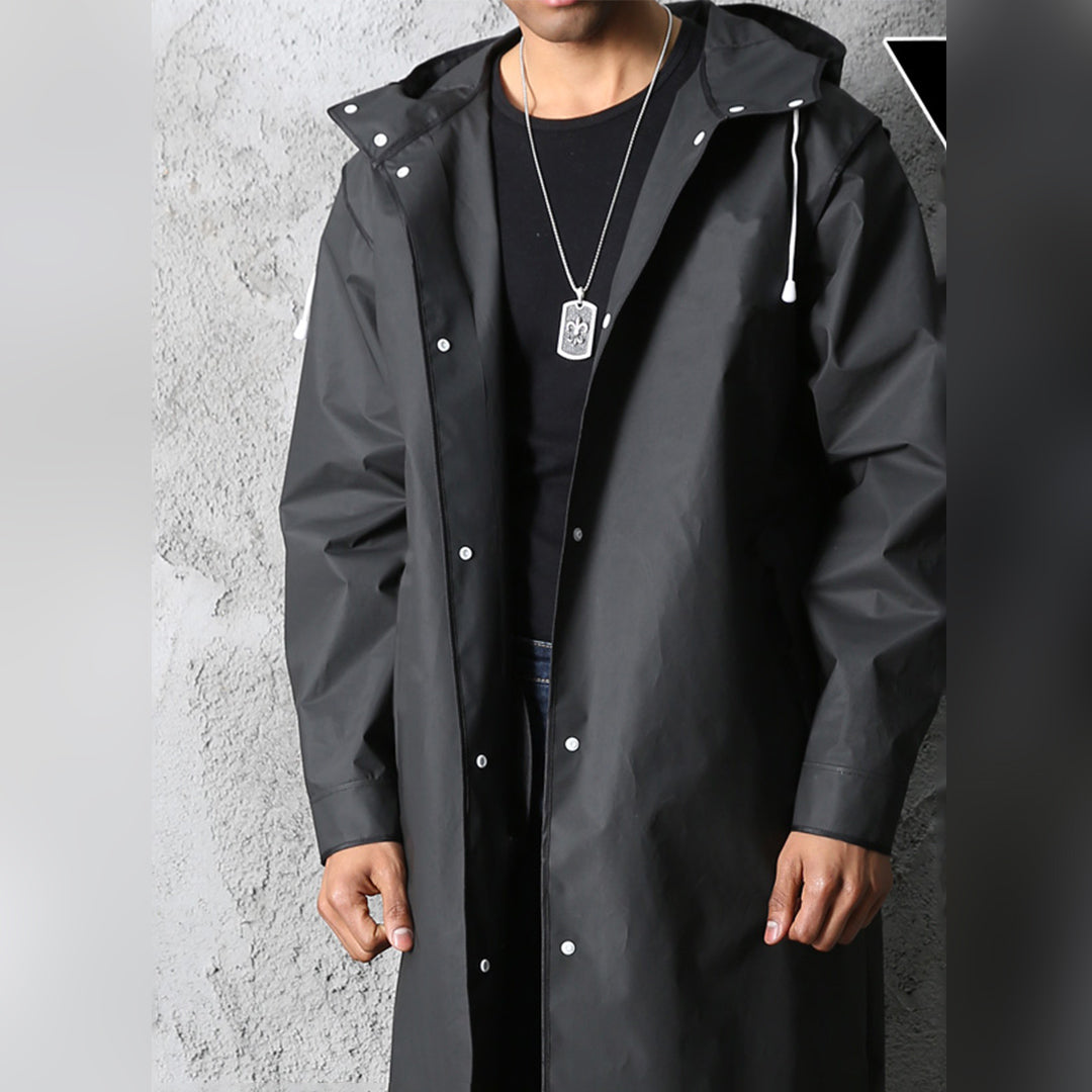 Herren Regenjacke Kapuzenjacke Wasserdicht