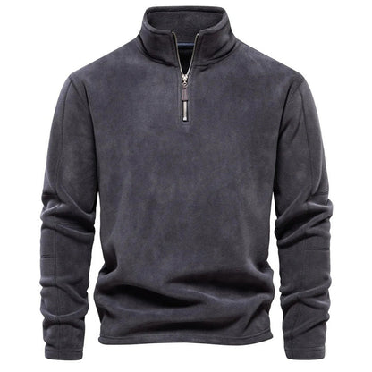 Weicher Fleece Pullover Herren