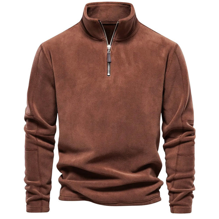 Weicher Fleece Pullover Herren