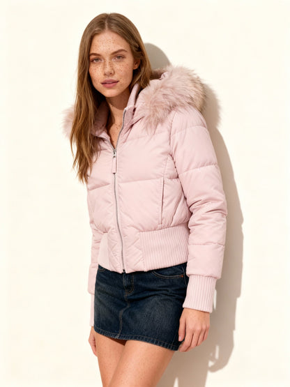 Kurze Daunenjacke Warm Isoliert