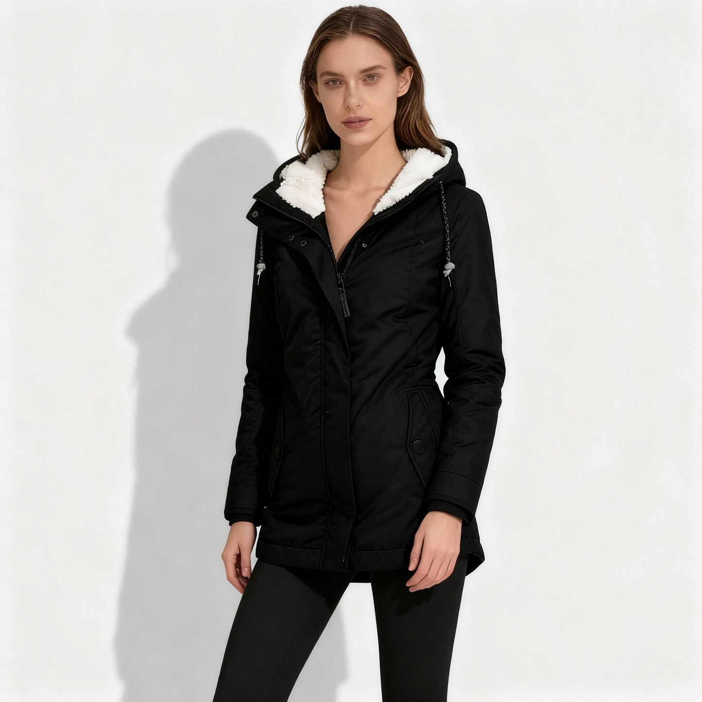 Winterjacke Streetwear Kapuze Warm