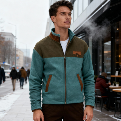 Herren Fleecejacke Leicht Isoliert Warm