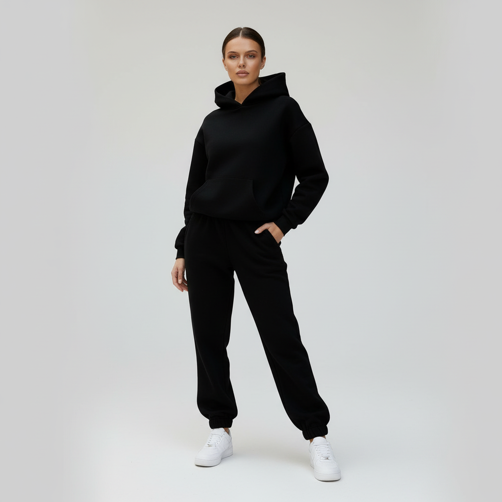 Kuscheliges Jogginganzug für Damen - IdealeKleiden