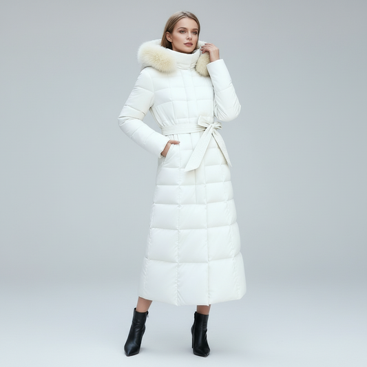 Damen Wintermantel Warm Isoliert Elegant - IdealeKleiden