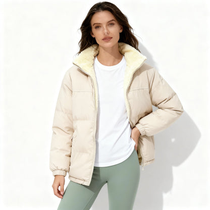 Warme Winterjacke Damen Daunenparka
