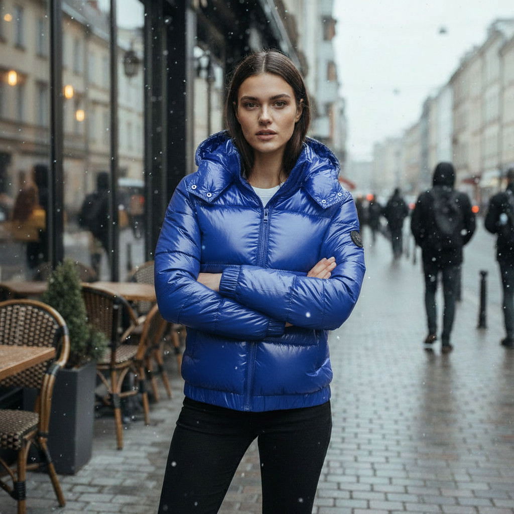 Wasserdichte Damen Winterjacke Warm Elegant